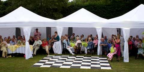 Frame tent rental from Amerevent in St. Louis.