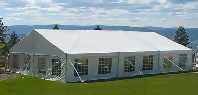 Gable end frame tent rental from Amerevent in Atlanta.