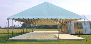 Gable end frame tent rental from Amerevent in St. Louis.