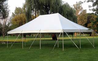 20x30 event tent rental in St. Louis