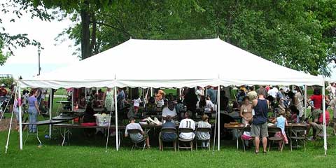 Party tent rental in Atlanta.