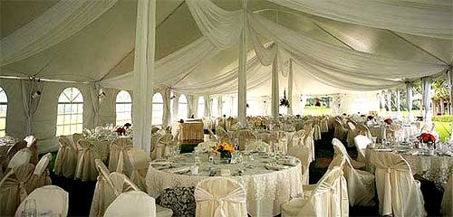 Wedding tent rental in Atlanta.