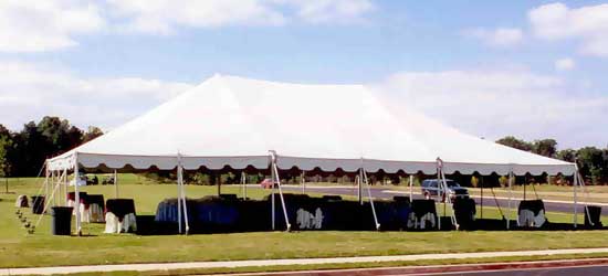 30x60 party tent in Atlanta.