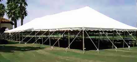 Pole tent rental from Amerevent in Atlanta.